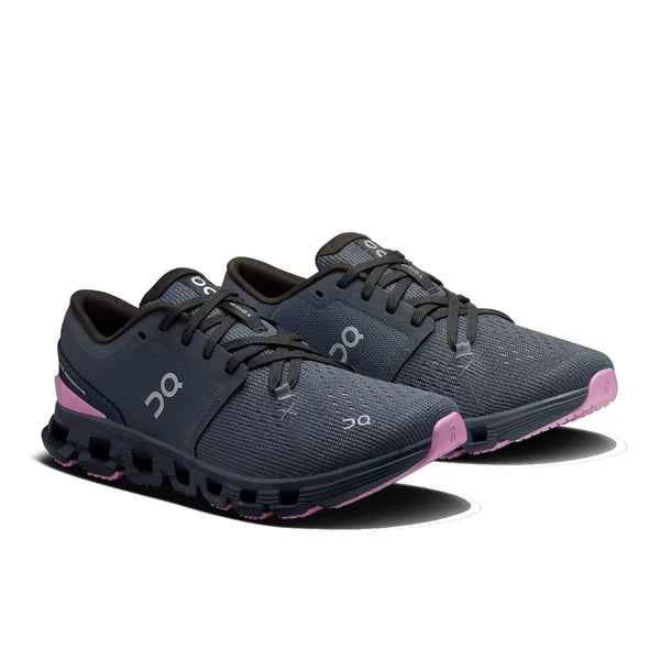 ON CLOUD X 4 NAVY/SAKURA - WOMENS - Lamey Wellehan Shoes