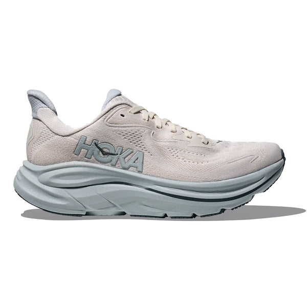 HOKA CLIFTON 10 GROUT/MINERAL BLUE - WOMENS - Lamey Wellehan Shoes