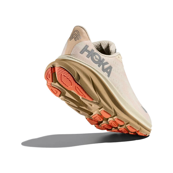 HOKA CLIFTON 9 GTX EGGSHELL/KHAKI - WOMENS - Lamey Wellehan Shoes