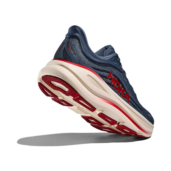 HOKA BONDI 9 THUNDER CLOUD/VERMILLION - MEN - Lamey Wellehan Shoes