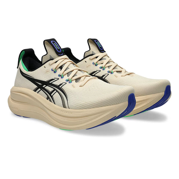 ASICS GEL-NIMBUS 28 CREAM/BLACK - MENS - Lamey Wellehan Shoes