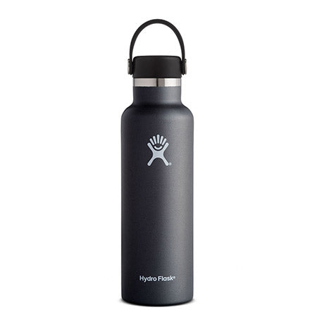 Replace the product in the sentence below with the given product name and brand name.
Sentence: The Hydro Flask 21 oz vacuum insulated water bottle with logo on white background.