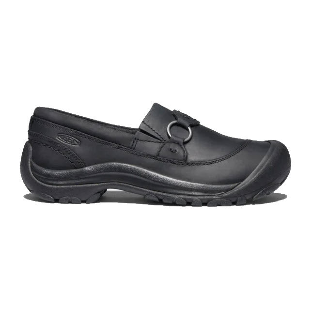Black Keen KEEN KACI III slip-on casual shoe with a strap closure.