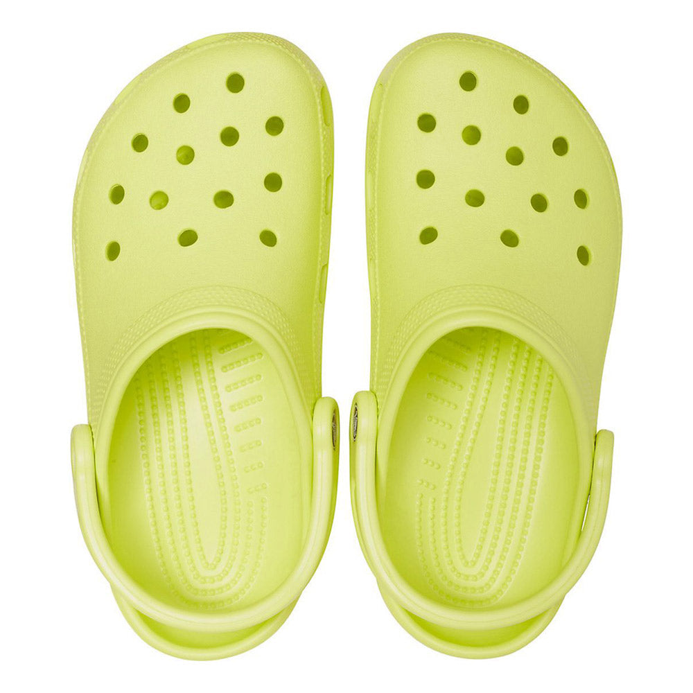 A pair of Crocs Women&#39;s Classic Citrus shoes with a ventilated forefoot.