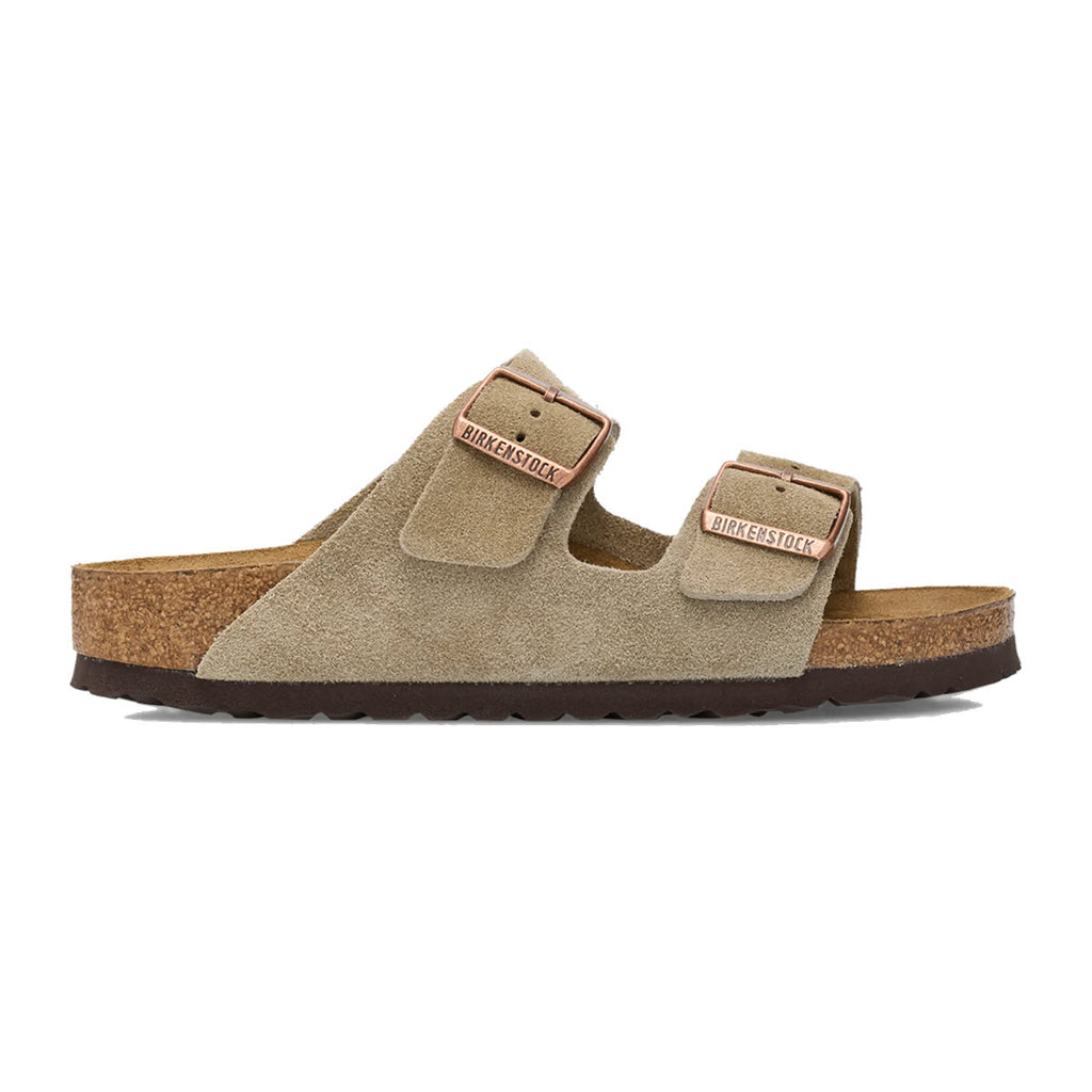 BIRKENSTOCK ARIZONA SOFT FOOTBED TAUPE SUEDE - ADULTS - Lamey