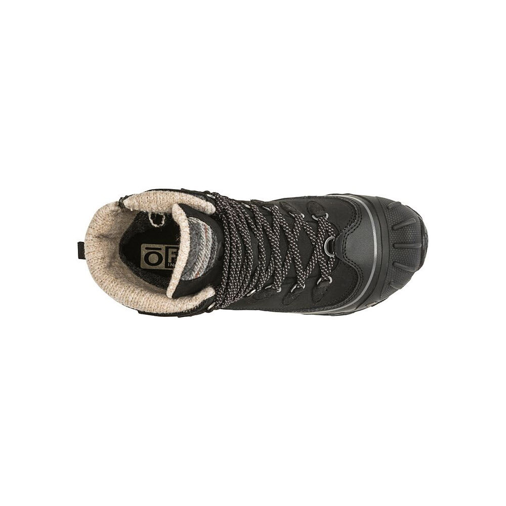 OBOZ SAPPHIRE 8&quot; INSULATED B DRY BLACK - WOMENS