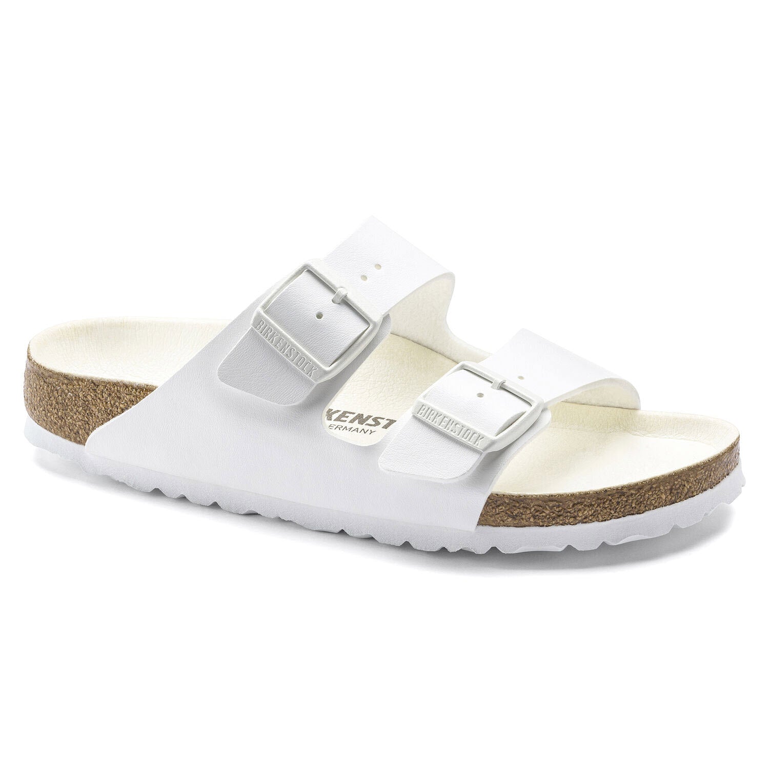 BIRKENSTOCK ARIZONA WHITE BIRKOFLOR - WOMENS - Lamey Wellehan Shoes