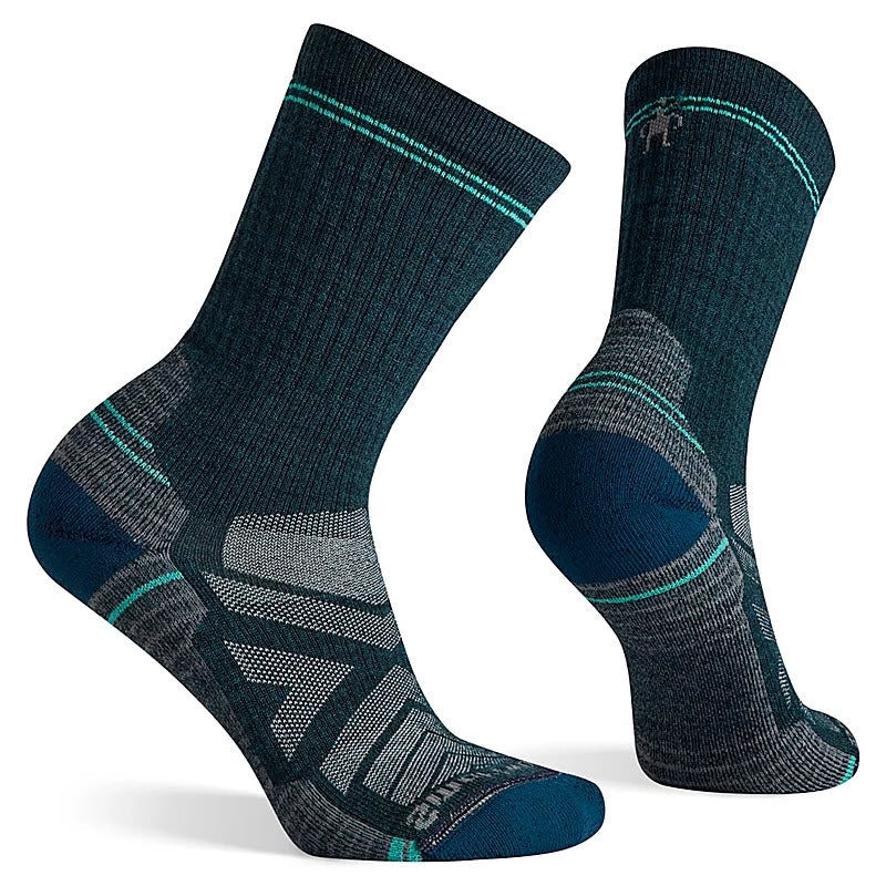SMARTWOOL HIKE LIGHT CREW SOCKS TWILIGHT BLUE WOMENS Lamey