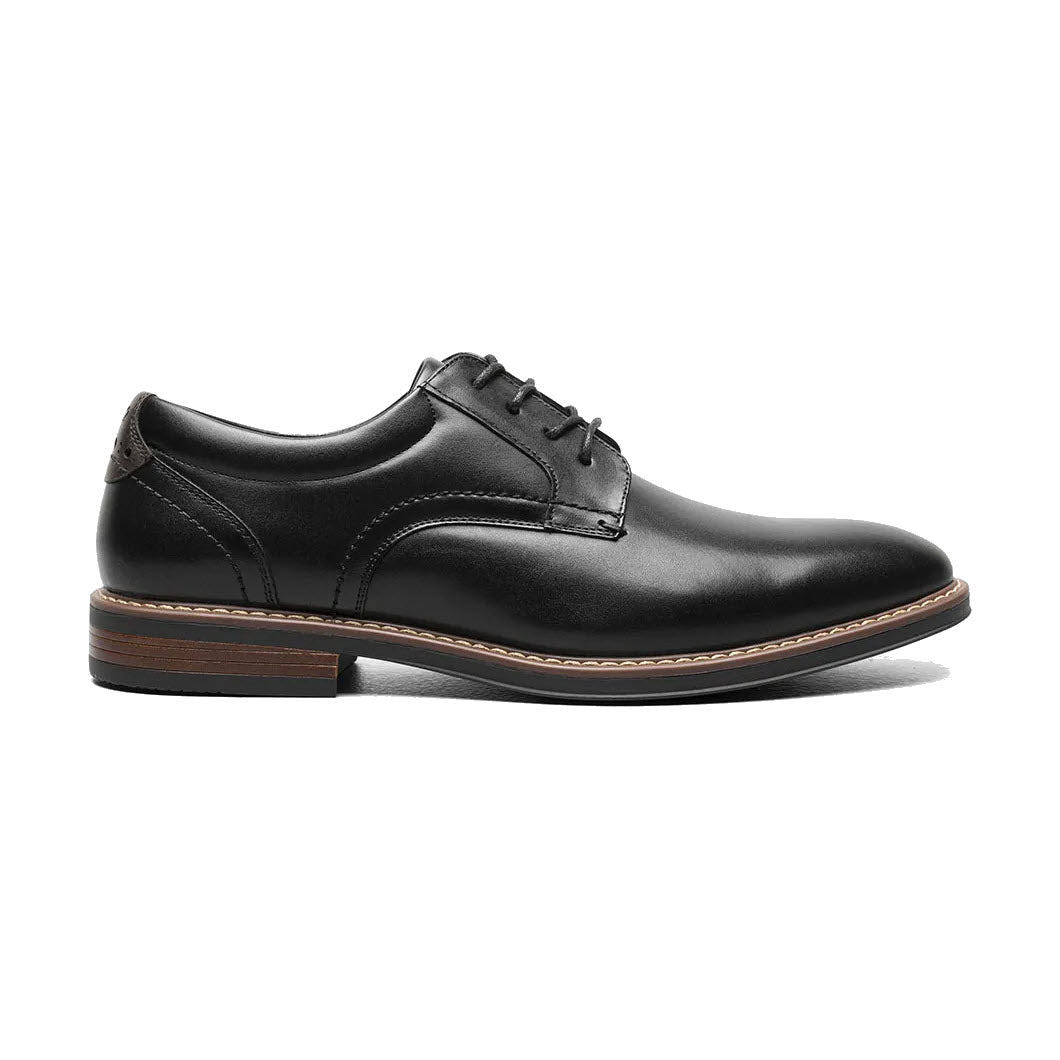 Nunn Bush Men's Centro Flex Plain Toe Oxford Black / 9