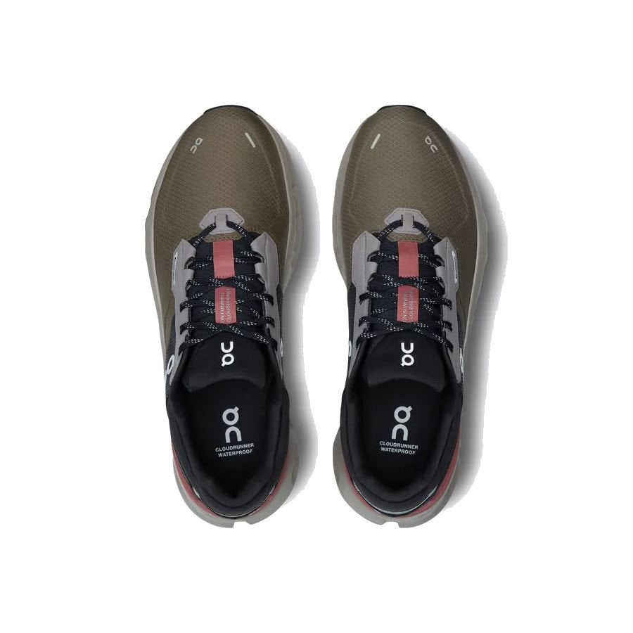 ON CLOUDRUNNER 2 WATERPROOF OLIVE/MAHOGANY - WOMENS