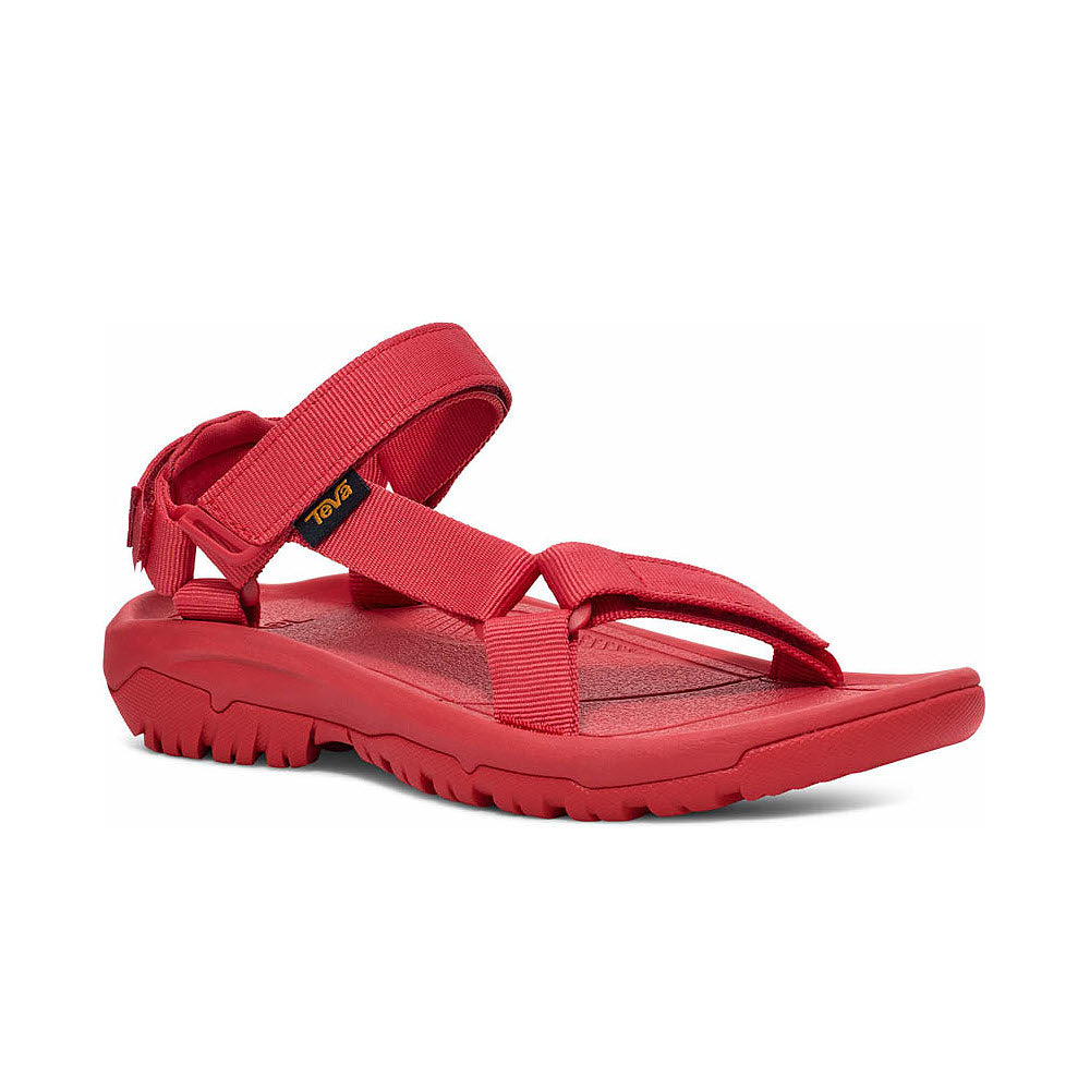 Teva Hurricane XLT2 Tomato Puree Sandal with adjustable straps and a thick, rugged sole, isolated on a white background.