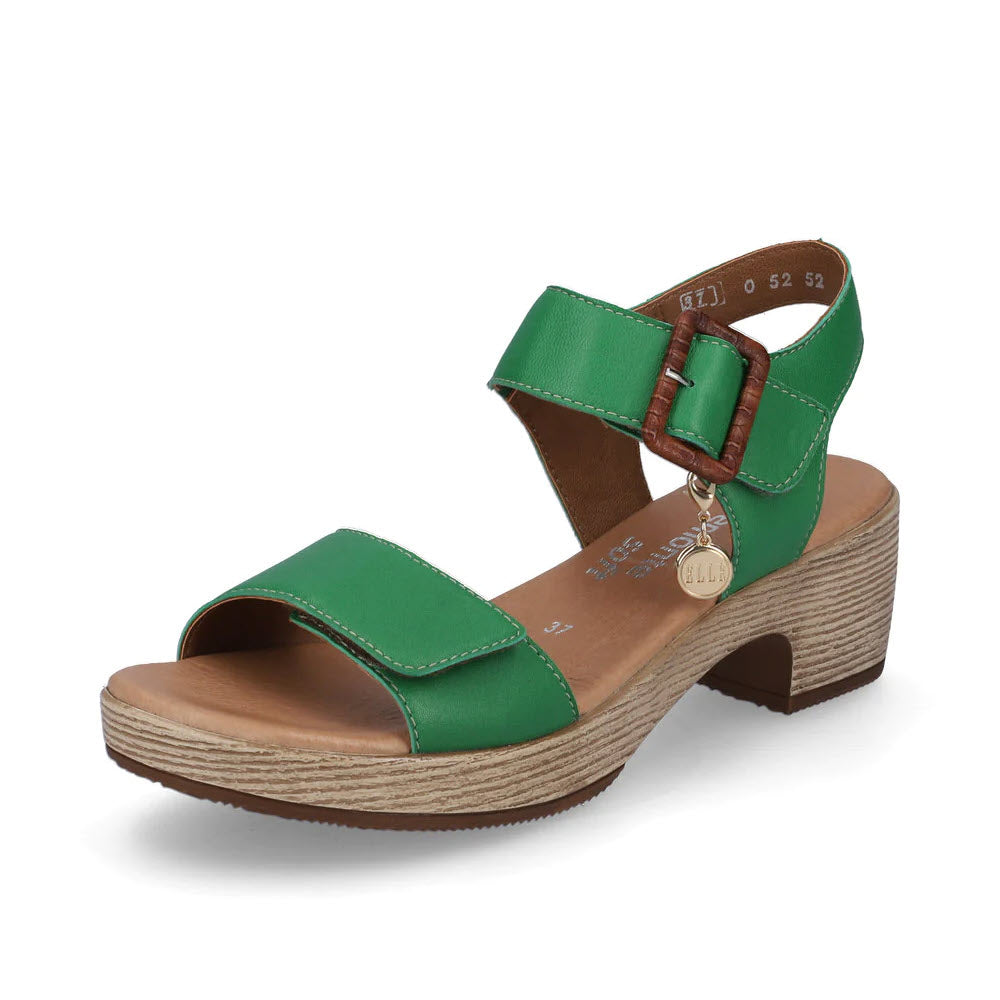 Applegreen women&#39;s sandal with a chunky heel and an ankle strap from the Remonte collection.