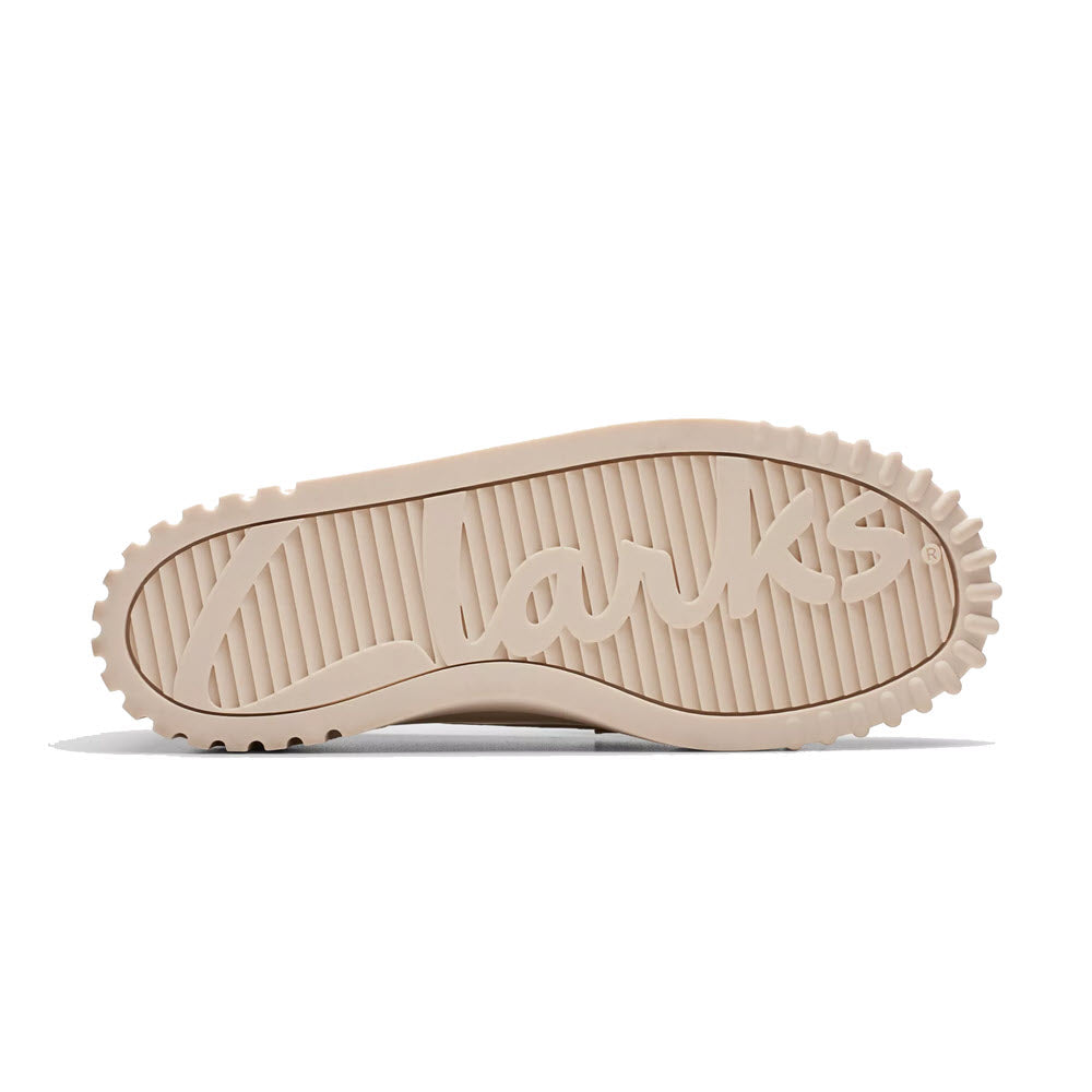 CLARKS MAYHILL COVE CREAM LEATHER - WOMENS