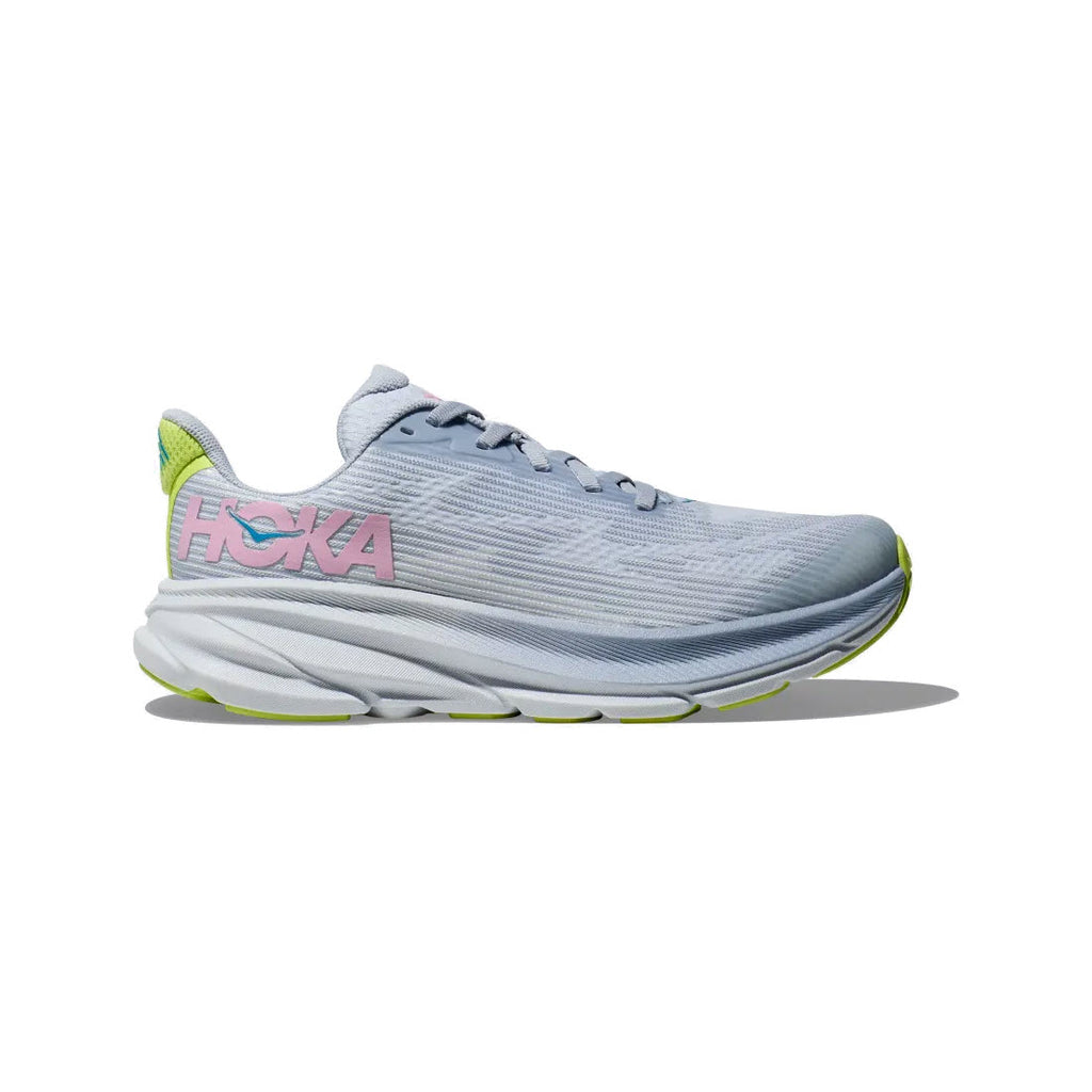 HOKA CLIFTON 9 YOUTH GULL/SEA ICE - KIDS - Lamey Wellehan Shoes