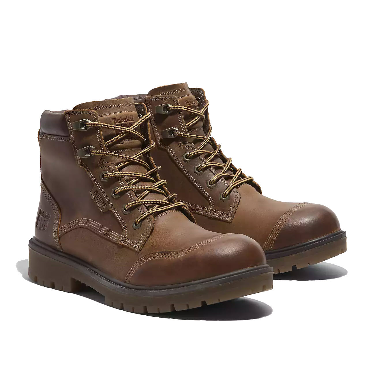 TIMBERLAND SOFT TOE WHITMAN 6 INCH WATERPROOF BOOT COPPER - MENS