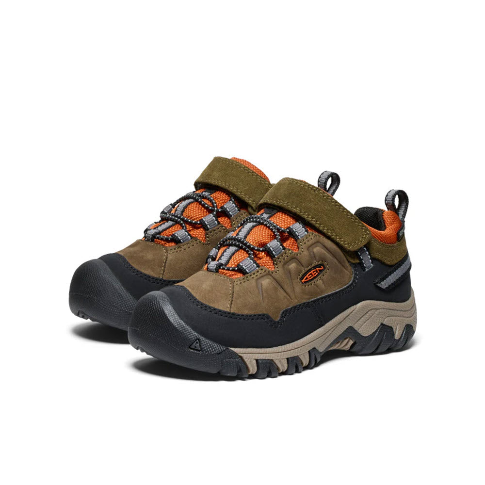 KEEN TARGHEE IV LOW WP DARK OLIVE - KIDS