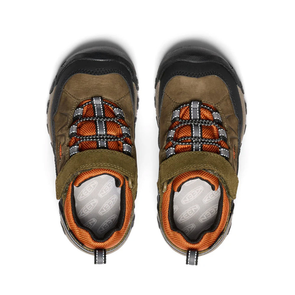 KEEN TARGHEE IV LOW WP DARK OLIVE - KIDS