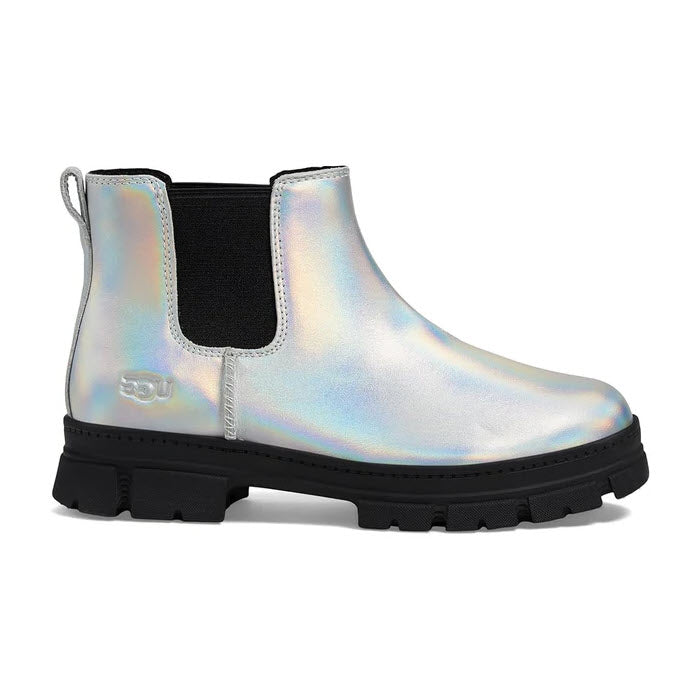 UGG ASHTON CHELSEA SHINE SILVER - KIDS - Lamey Wellehan Shoes