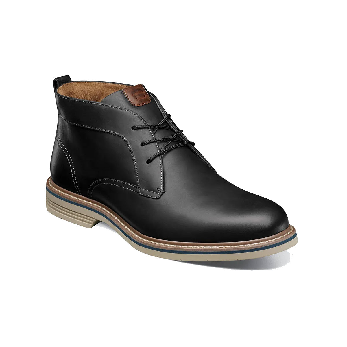 florsheim dress boots Florsheim RUCCI Wingtip Cognac Lace Up Boots