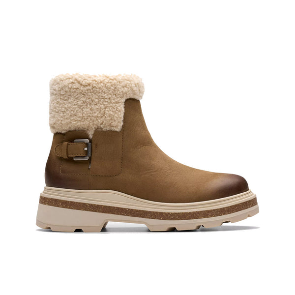 CLARKS HENCROFT MADI DARK SAND WOMENS Lamey Wellehan Shoes