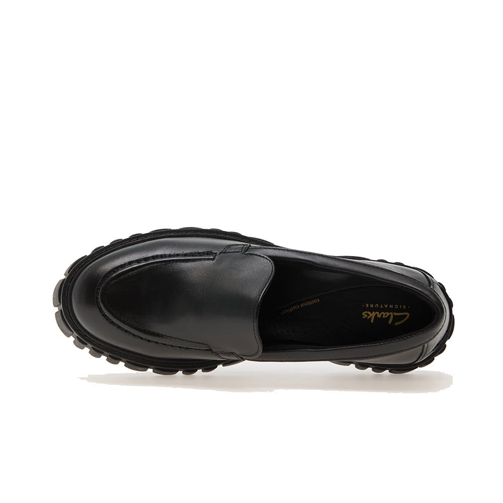 CLARKS PAGE LOAFER BLACK LEATHER - WOMENS - Lamey Wellehan Shoes CLARKS PAGE LOAFER BLACK LEATHER - WOMENS - Lamey Wellehan Shoes