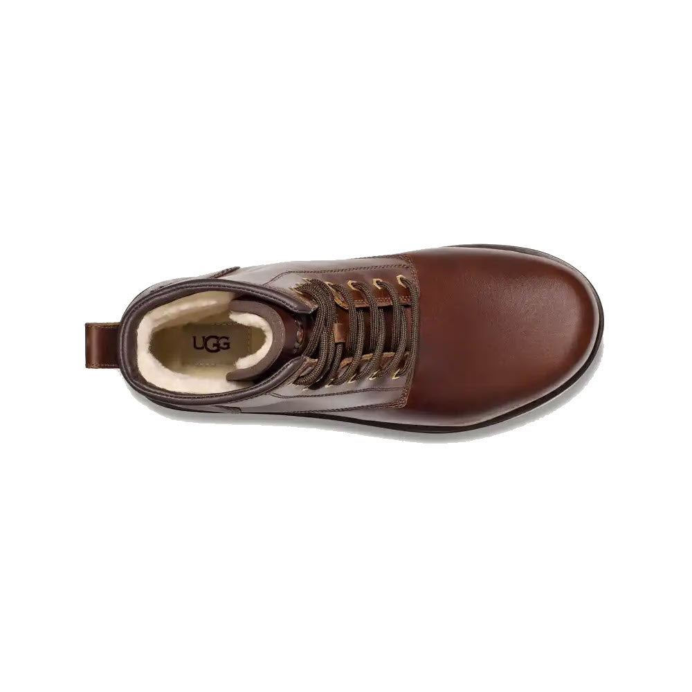 UGG CASON WATERPROOF LINED LEATHER BOOT DARK CHESTNUT - MENS - Lamey Wellehan Shoes UGG CASON WATERPROOF LINED LEATHER BOOT DARK CHESTNUT - MENS - Lamey Wellehan Shoes