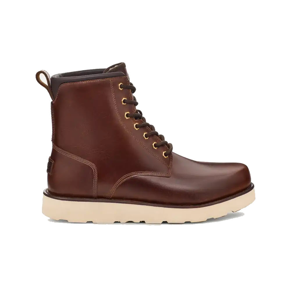 UGG CASON WATERPROOF LINED LEATHER BOOT DARK CHESTNUT MENS