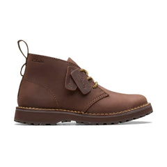 CLARKS SOLSBURY BOOT DARK BROWN LEATHER - MENS - Lamey Wellehan Shoes