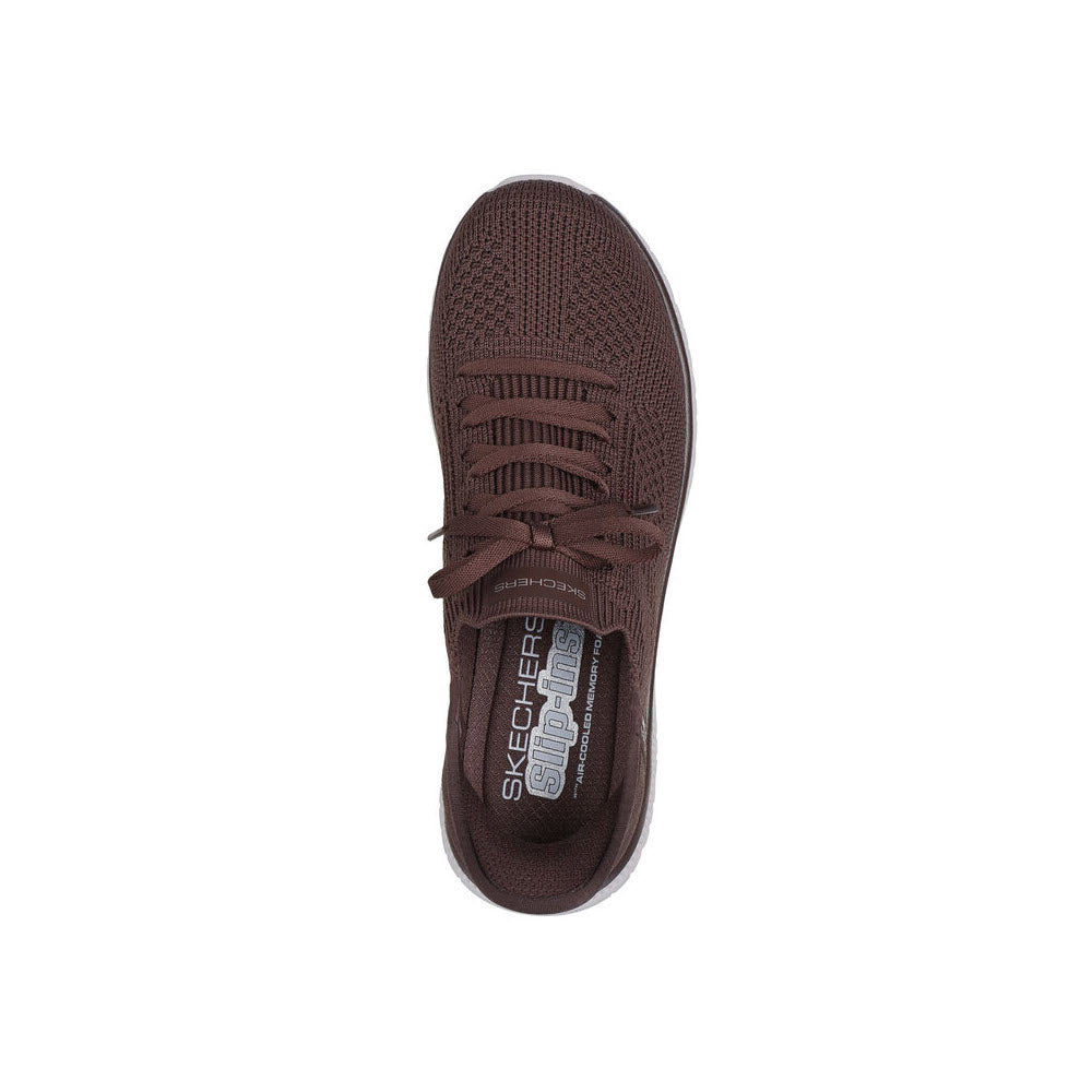 SKECHERS SLIP INS VIRTUE DIVINITY CHOCOLATE - WOMENS - Lamey Wellehan Shoes SKECHERS SLIP INS VIRTUE DIVINITY CHOCOLATE - WOMENS - Lamey Wellehan Shoes