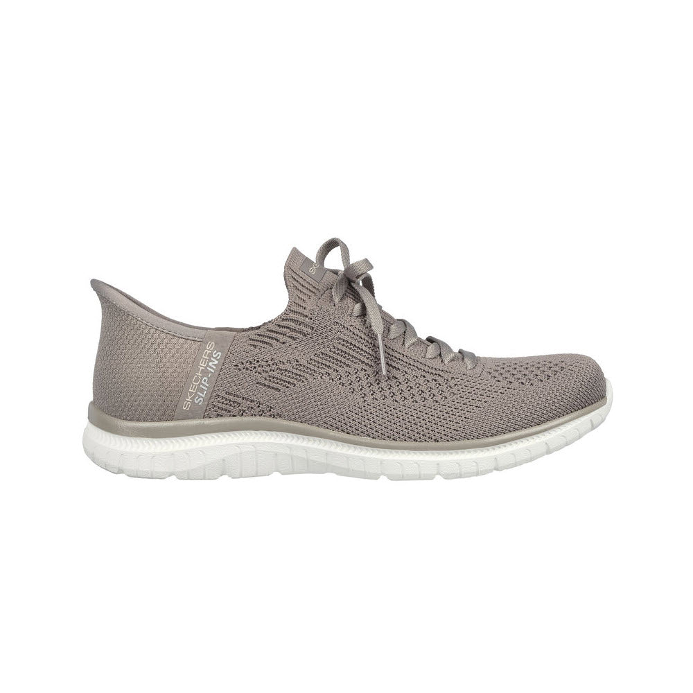 SKECHERS SLIP-INS VIRTUE DIVINITY TAUPE - WOMENS