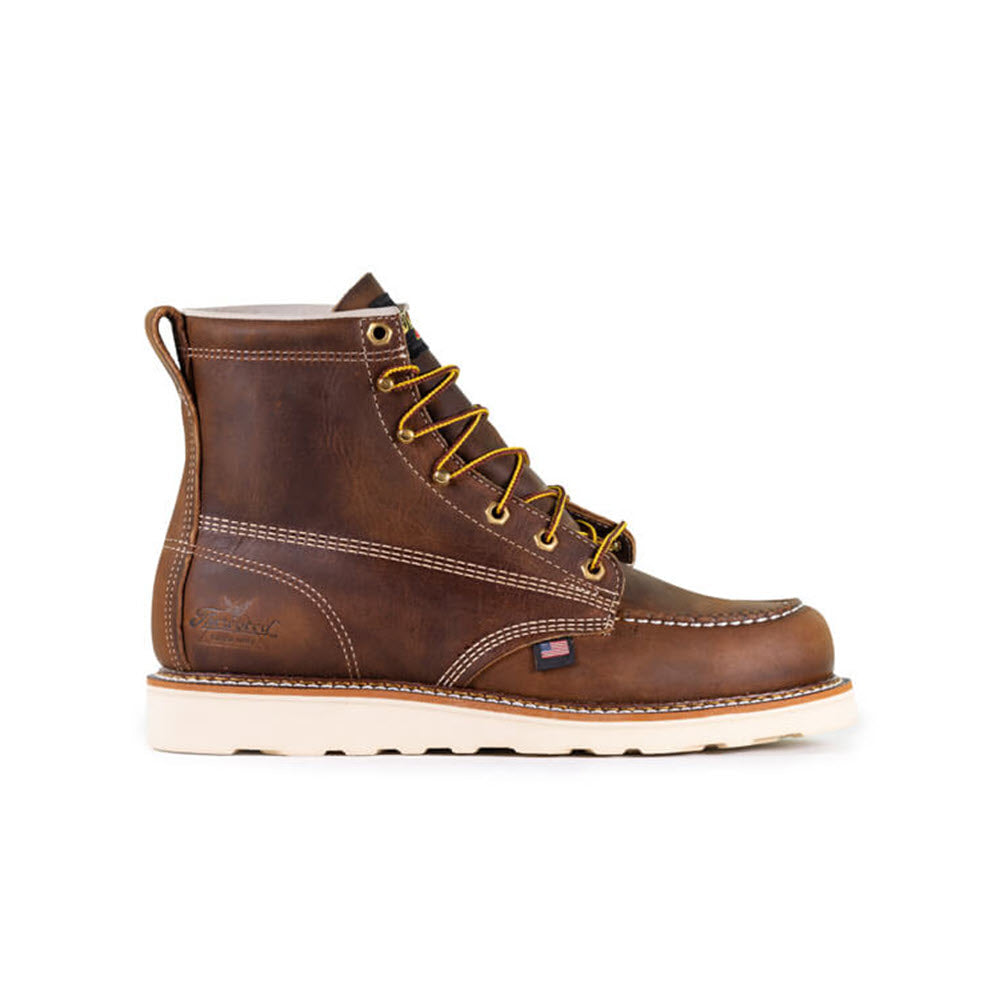 H ermoso Lago THOROGOOD 6 INCH MOC TOE MADE IN THE USA CRAZY HORSE LEATHER BROWN
