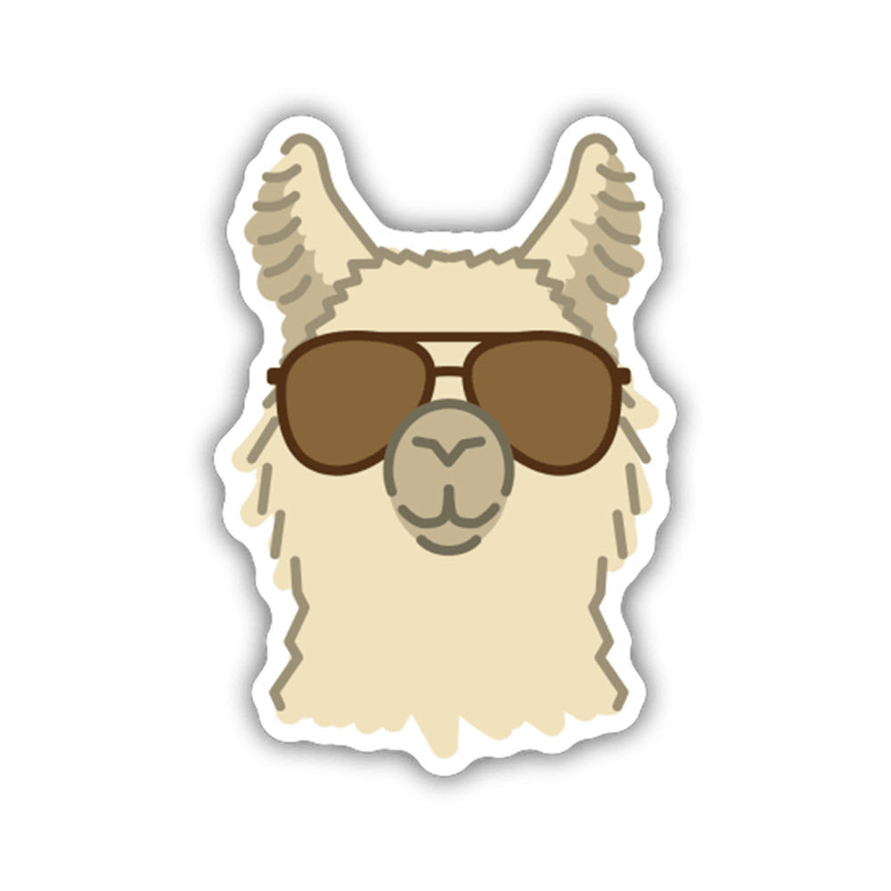 STICKERS NORTHWEST COOL LLAMA SUNGLASSES