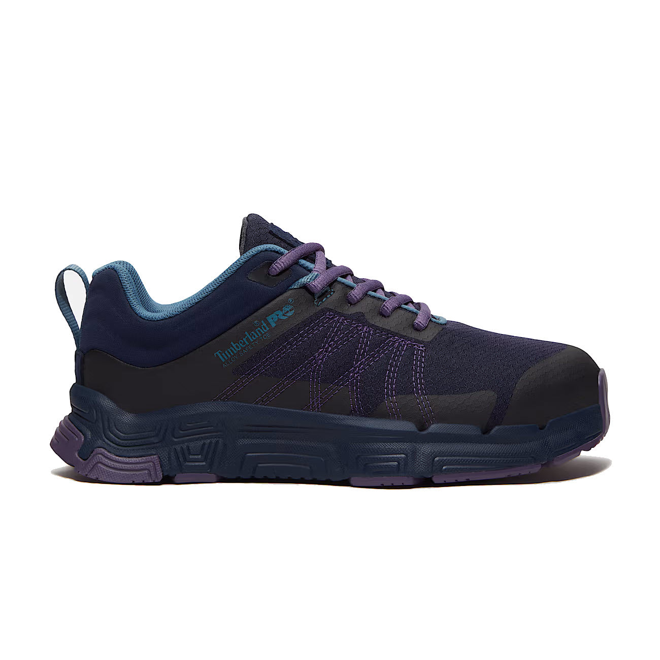 ダーマ　アンサンブル TIMBERLAND ALLOY TOE XR-1 LACE OXFORD DARK BLUE RIPSTOP PURPLE