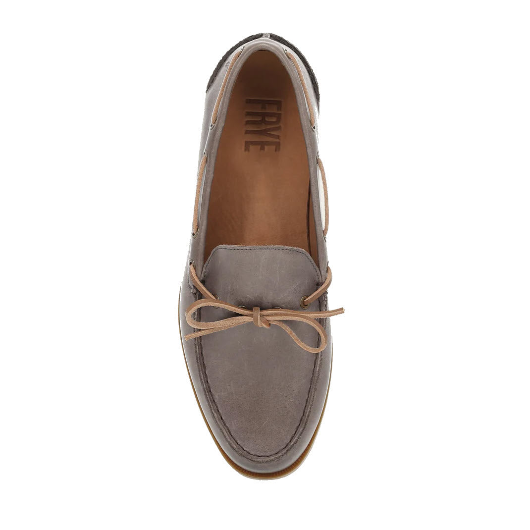 FRYE MASON ONE EYE TIE BOAT SHOE STEEL - MENS FRYE MASON ONE EYE TIE BOAT SHOE STEEL - MENS