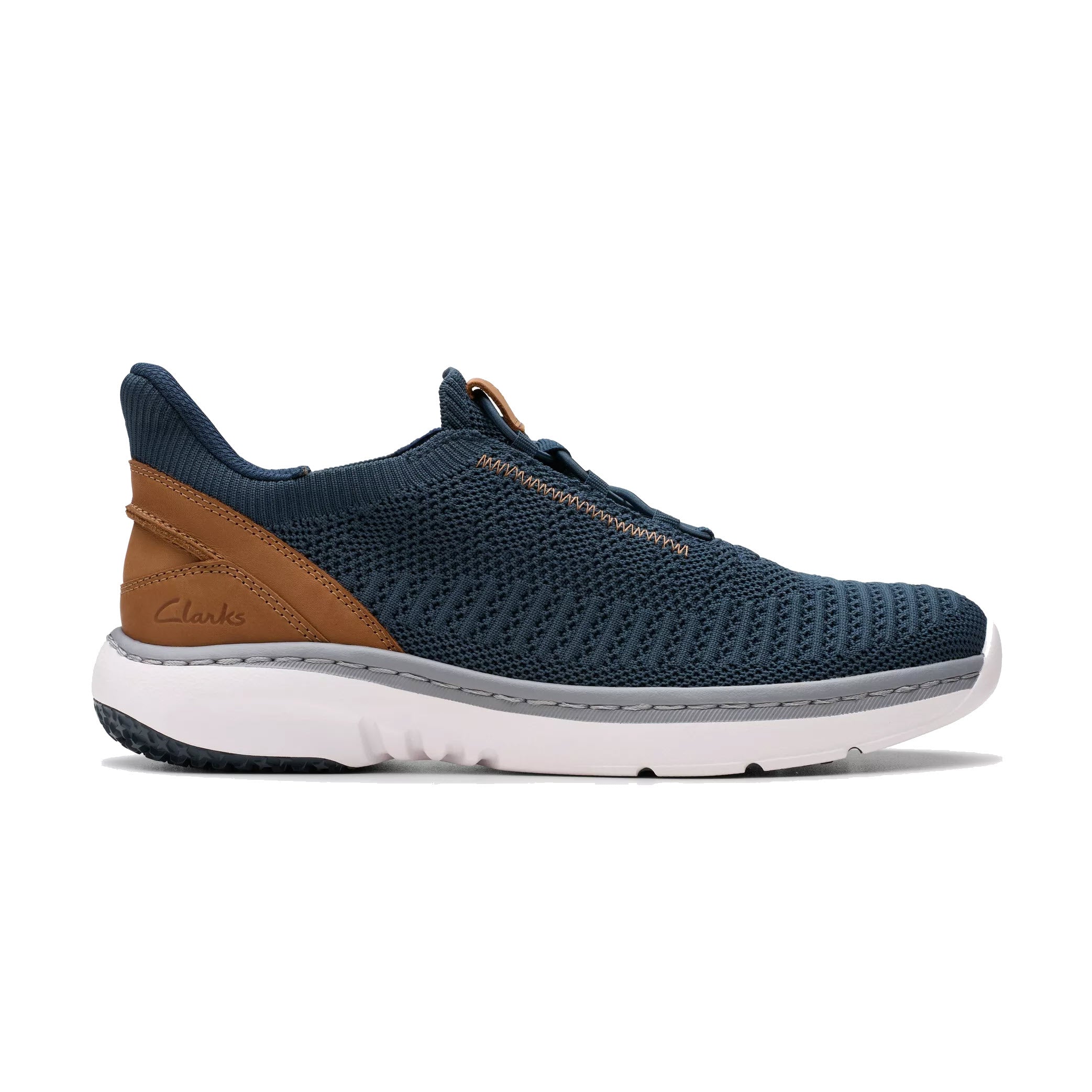 CLARKS CLARKSPRO LO LACE KNIT NAVY - MENS - Lamey Wellehan Shoes