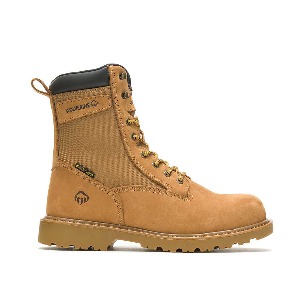 ローンウルブーツ WOLVERINE SOFT TOE 8 INCH FLOORHAND INSULATED WATERPROOF WHEAT