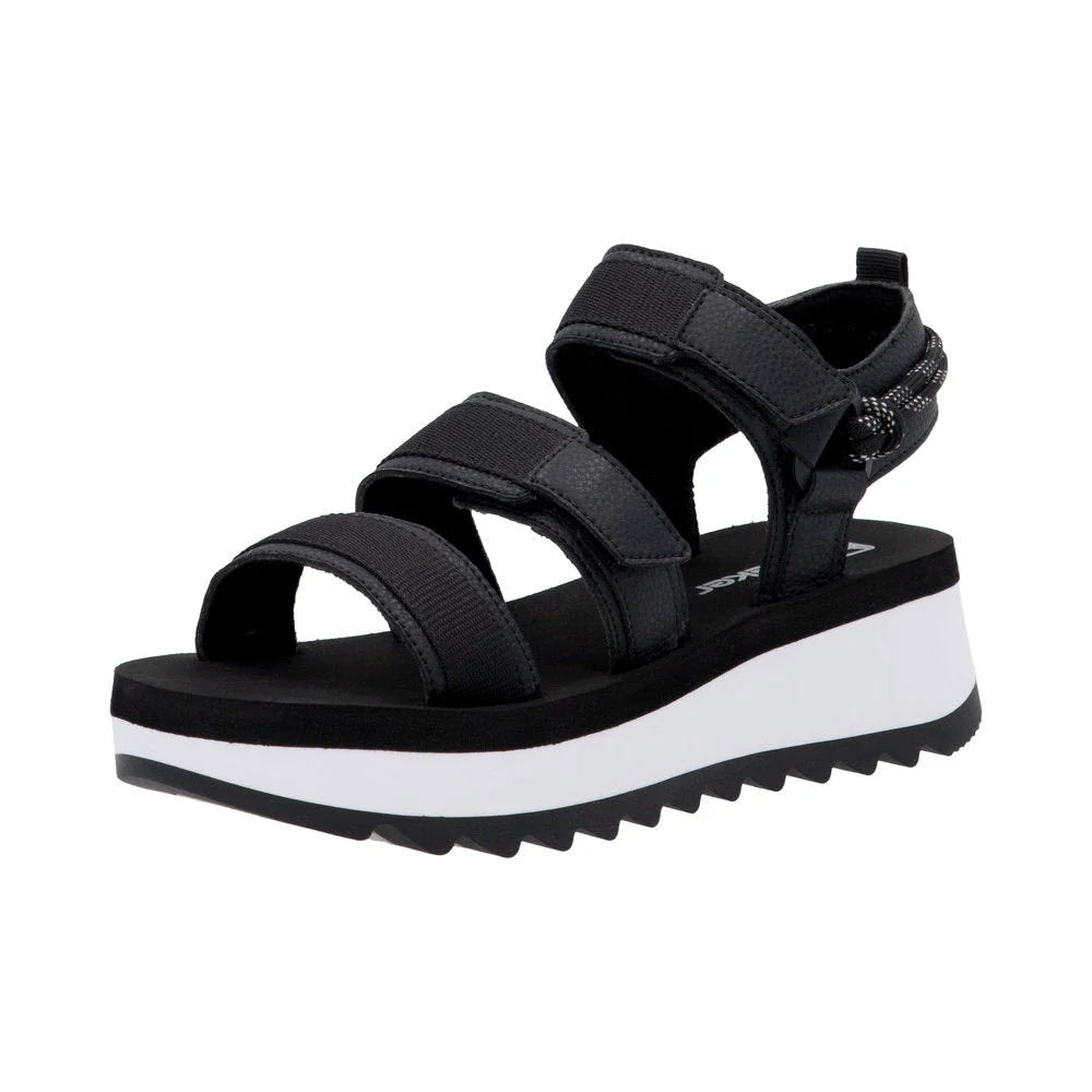 REVOLUTION PLATFORM SPORT GLADIATOR BLACK - WOMENS