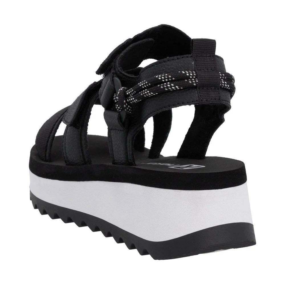 REVOLUTION PLATFORM SPORT GLADIATOR BLACK - WOMENS