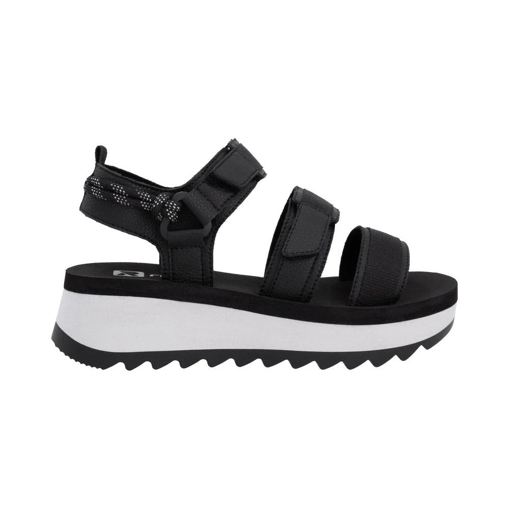 REVOLUTION PLATFORM SPORT GLADIATOR BLACK - WOMENS