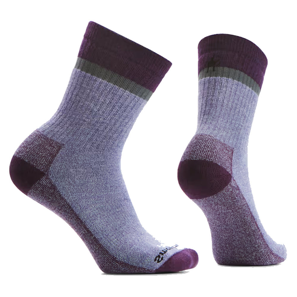 SMARTWOOL COZY BEST FRIEND CREW SOCKS CHALK VIOLET - WOMENS