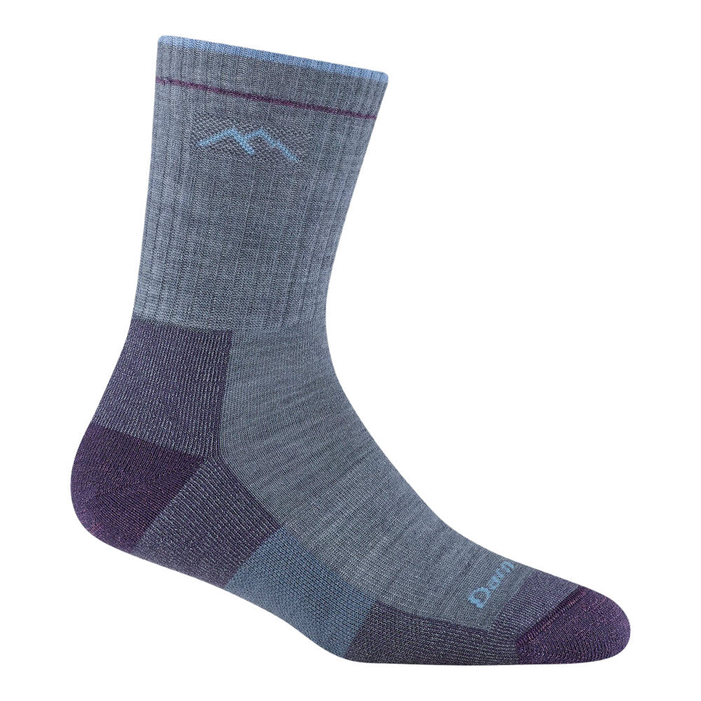 DARN TOUGH HIKER MICRO CREW SOCKS LIGHT DENIM - WOMENS