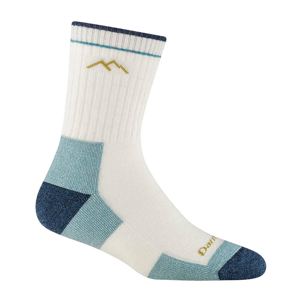 DARN TOUGH HIKER MICRO CREW SOCKS WHITE - WOMENS