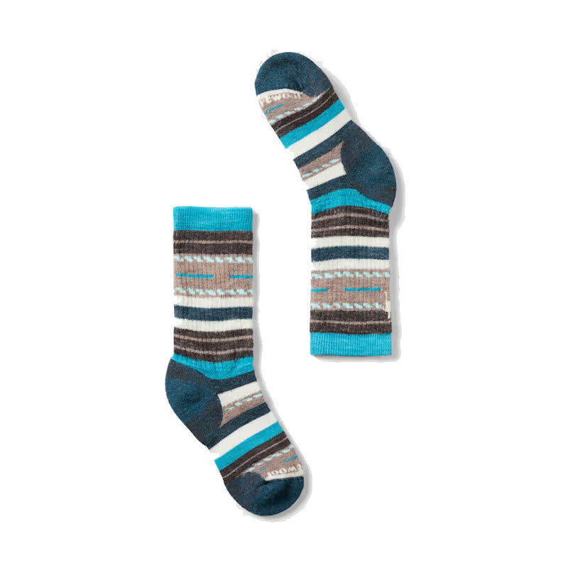 SMARTWOOL HIKE MARGARITA CREW SOCKS CAPRI - KIDS