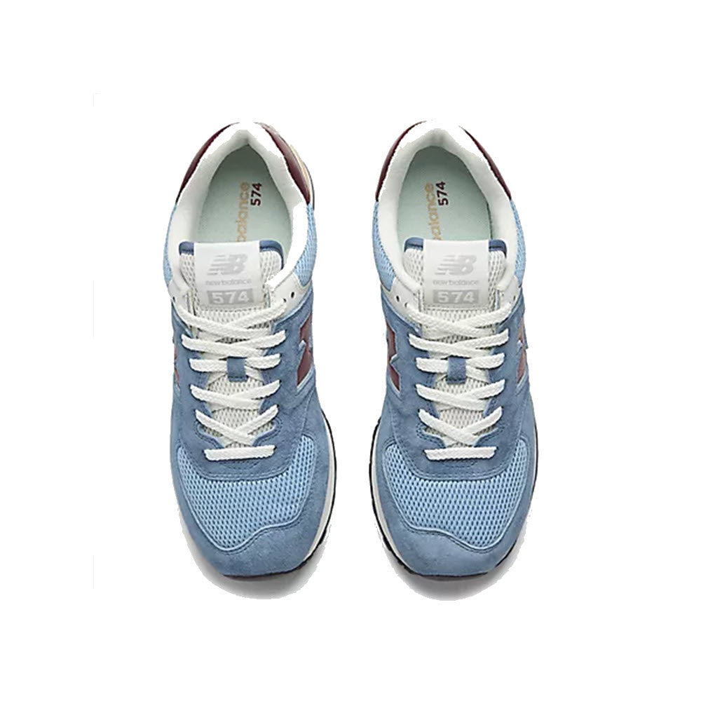 NEW BALANCE U574SPR LACE OXFORD SHORELINE BLUE STILLWATER - MENS