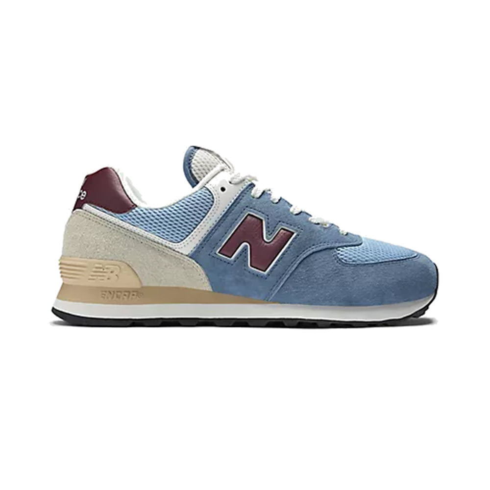 NEW BALANCE U574SPR LACE OXFORD SHORELINE BLUE STILLWATER - MENS