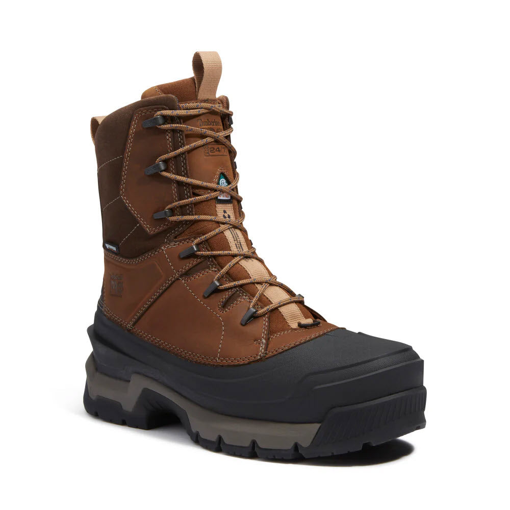 TIMBERLAND COMPOSITE TOE 8 INCH SIBERIAN WATERPROOF INSULATED BROWN - MENS