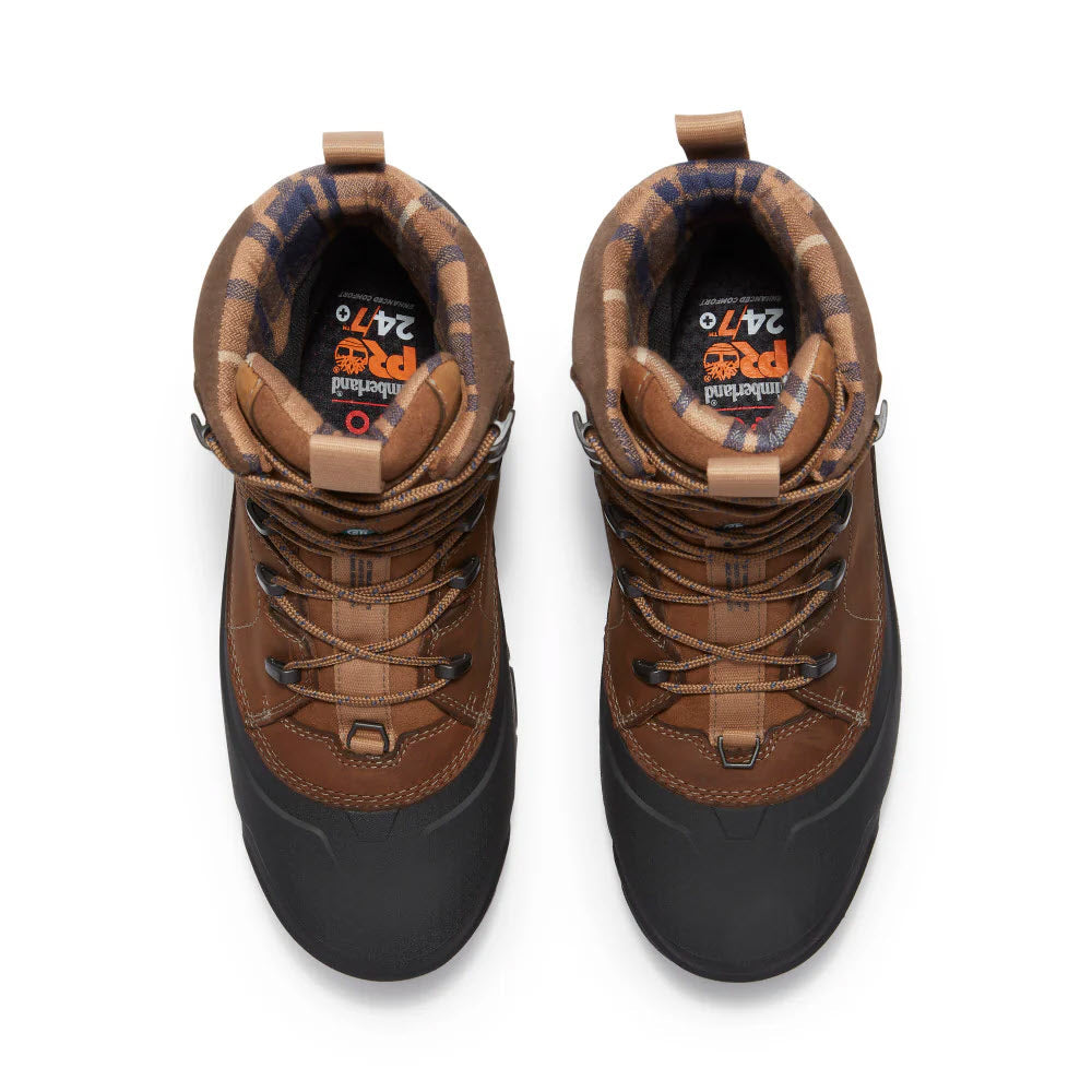 TIMBERLAND COMPOSITE TOE 8 INCH SIBERIAN WATERPROOF INSULATED BROWN - MENS