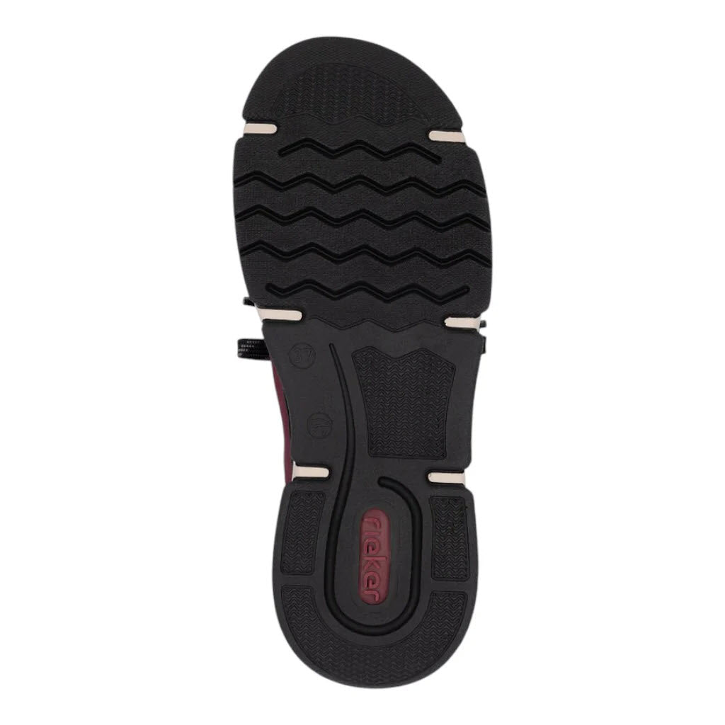 RIEKER SCUBA JOGGER BERRY/BLACK - WOMENS