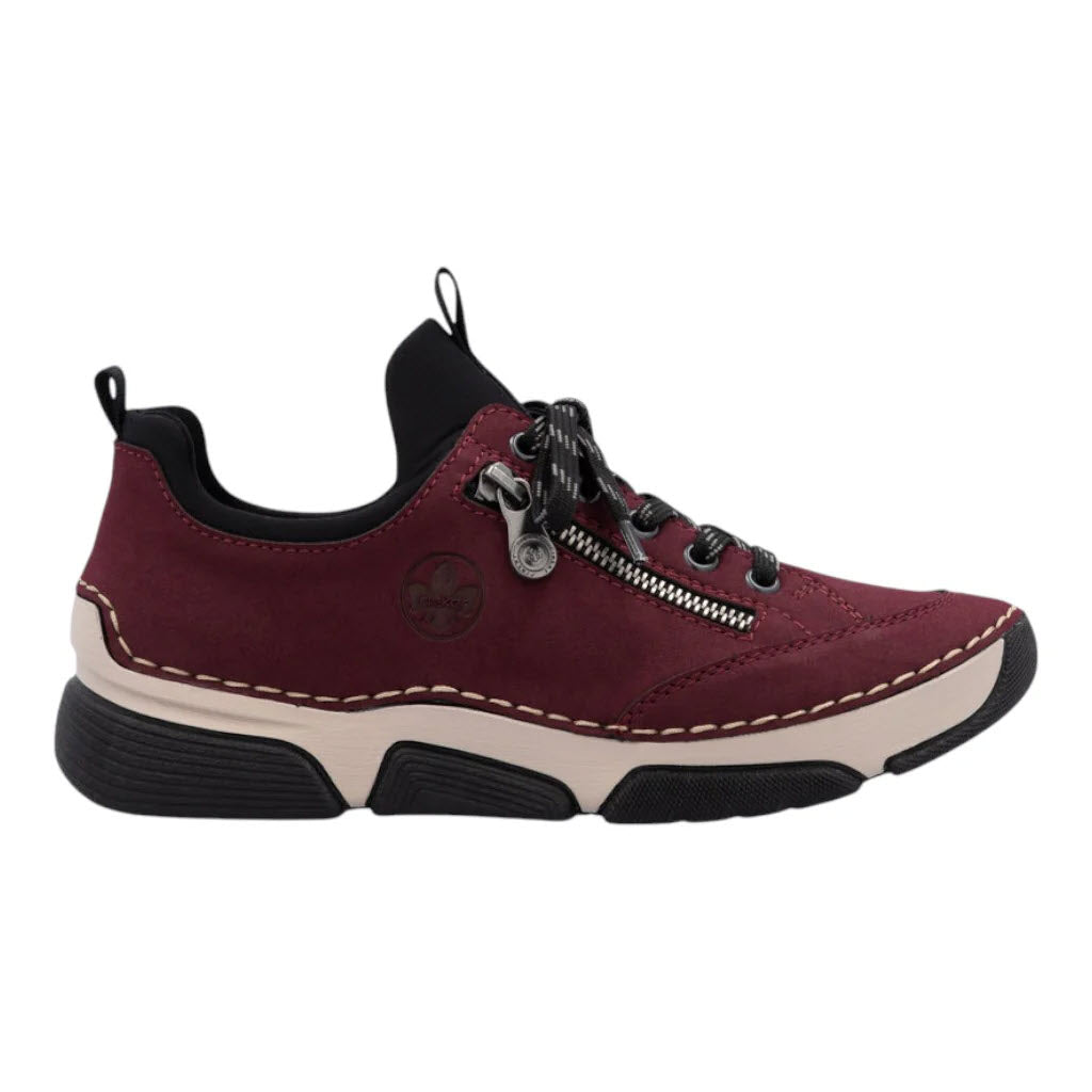 RIEKER SCUBA JOGGER BERRY/BLACK - WOMENS