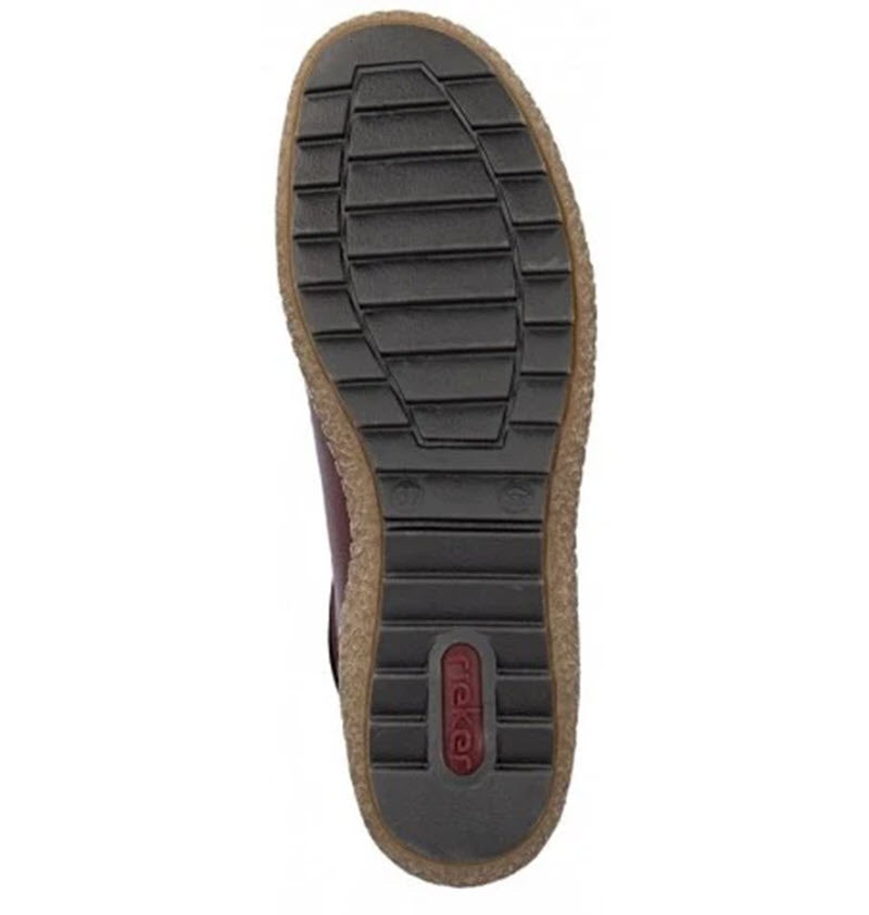 RIEKER READY TO GO EURO WALKER WINE MULTI - WOMENS